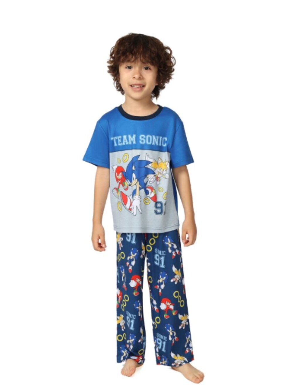 Sonic The Hedgehog 2 Piece Pajama Set
